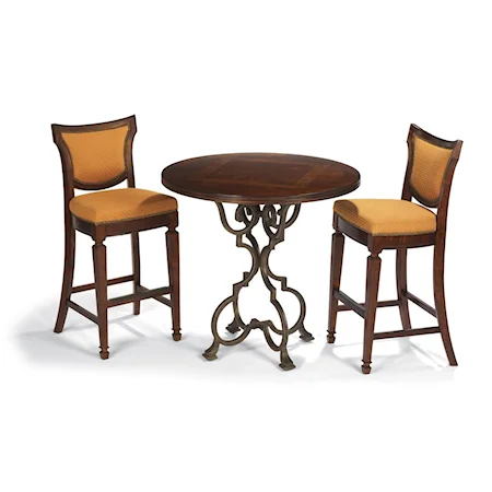Round Pub Table and Bar Stool
